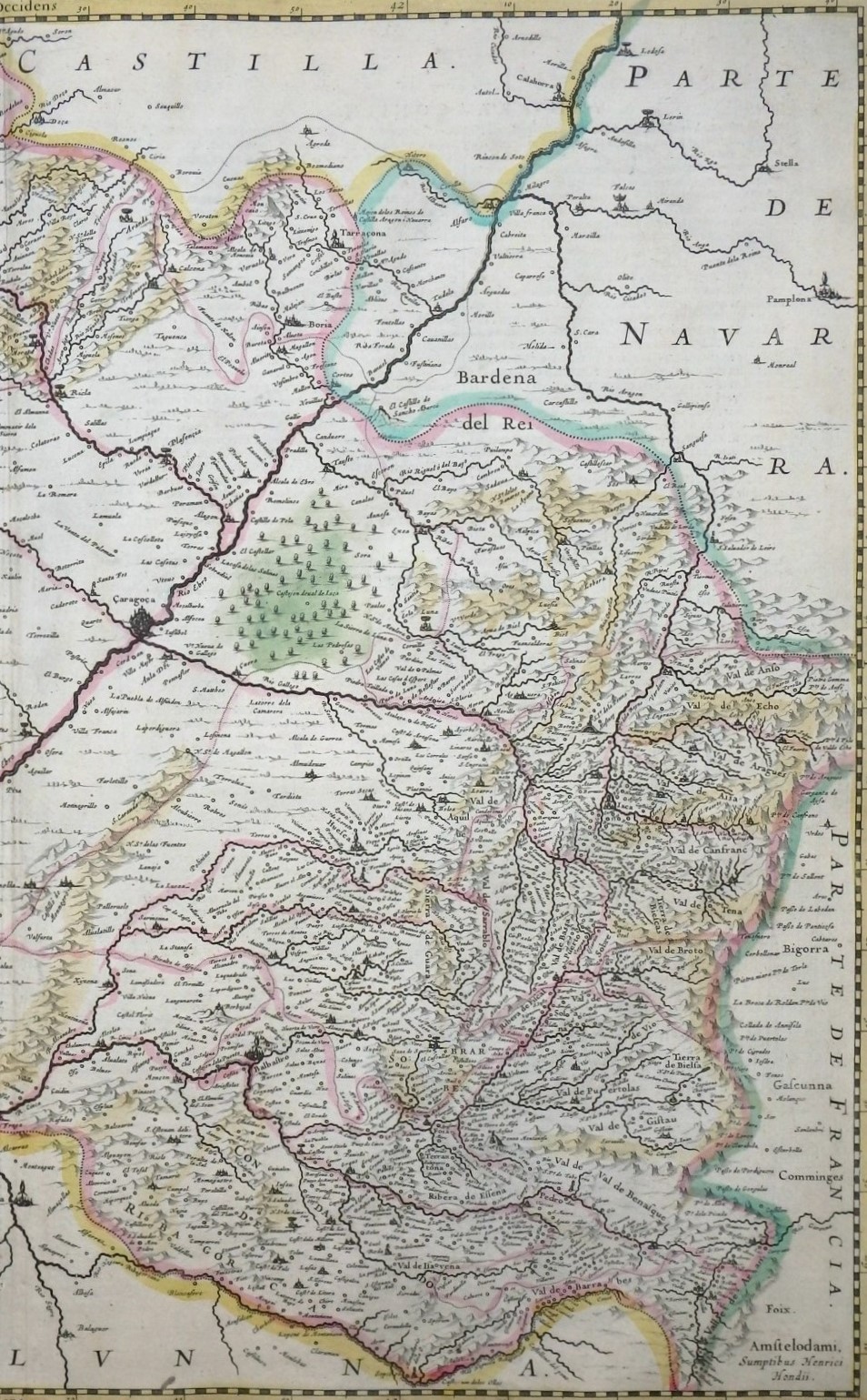 1633 Arragonia tabula Hondius derecho