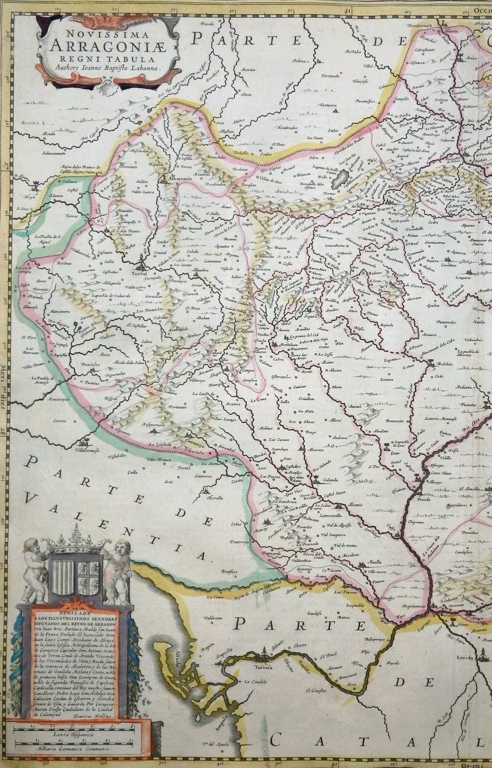 1633 Arragonia tabula Hondius izquierdo