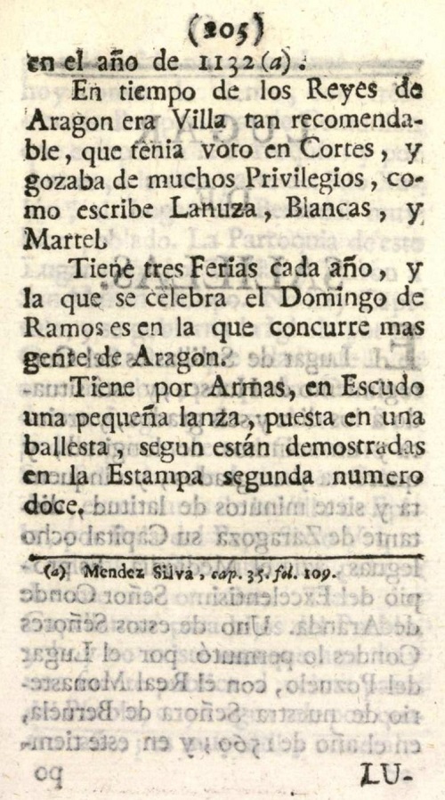 Atlante Español, tomo 2, Aragón. 205 Atlante Español, tomo 2, Aragón. Página 205