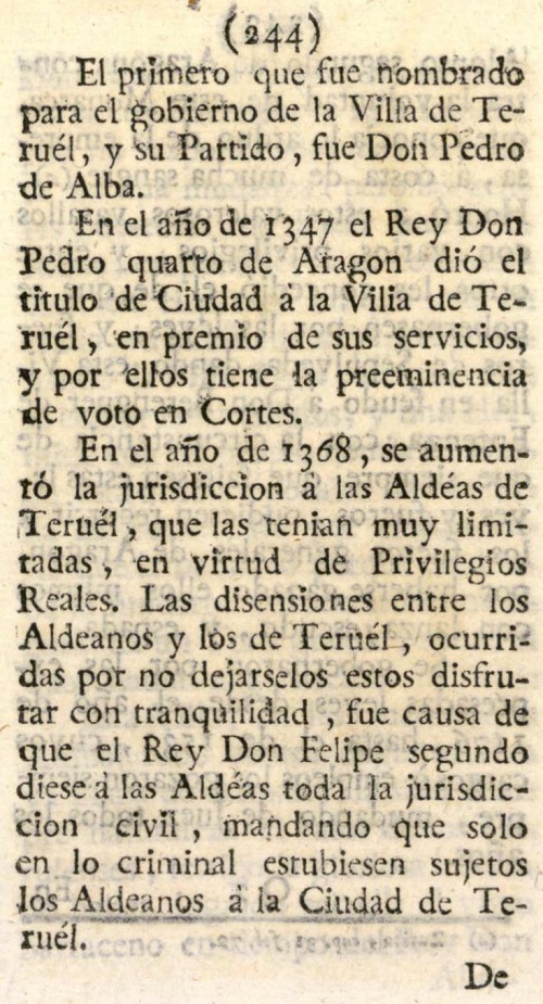 Atlante Español, tomo 2, Aragón. Página 244