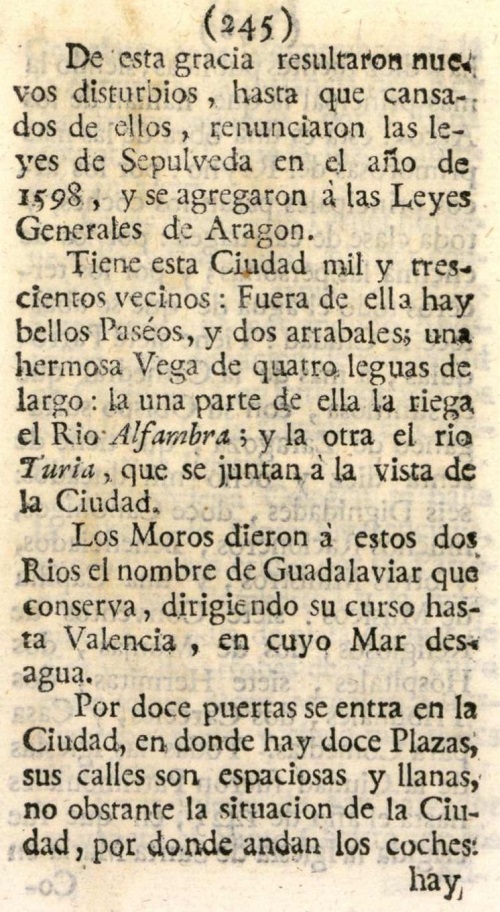 Atlante Español, tomo 2, Aragón. Página 245
