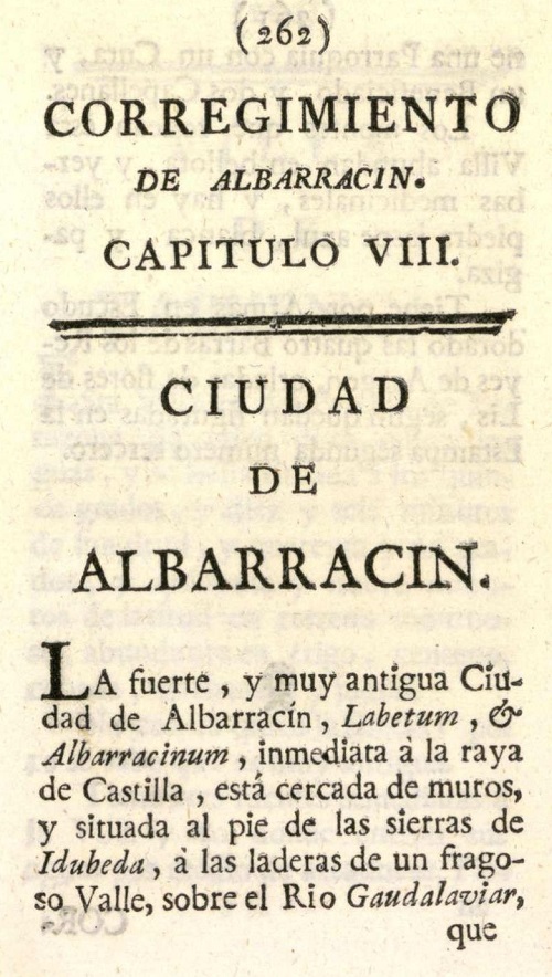 Atlante Español, tomo 2, Aragón. Página 262