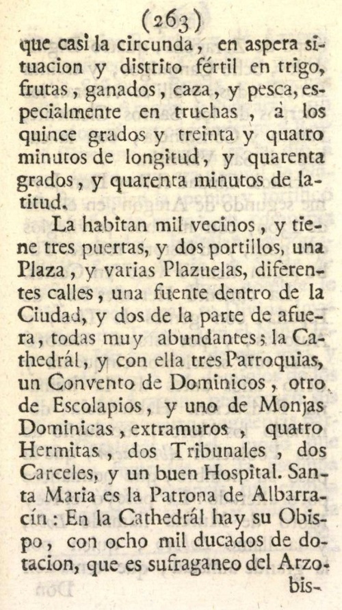 Atlante Español, tomo 2, Aragón. Página 263