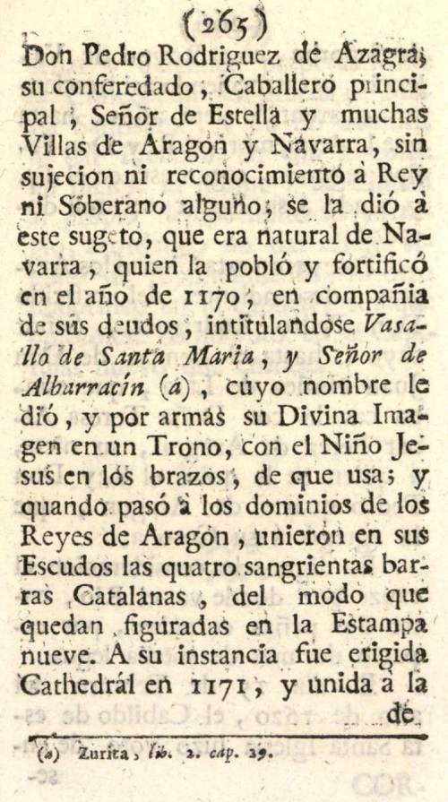 Atlante Español, tomo 2, Aragón. Página 265