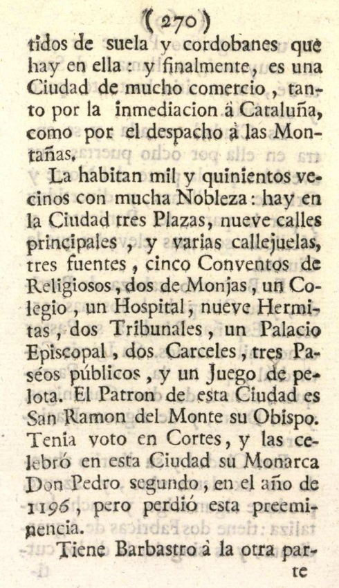 Atlante Español, tomo 2, Aragón. Página 270
