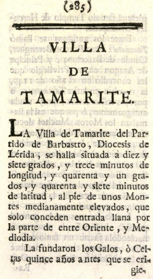 Atlante Español, tomo 2, Aragón. Página 285
