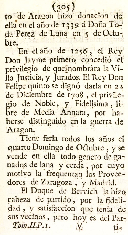 Atlante Español, tomo 2, Aragón. Página 305