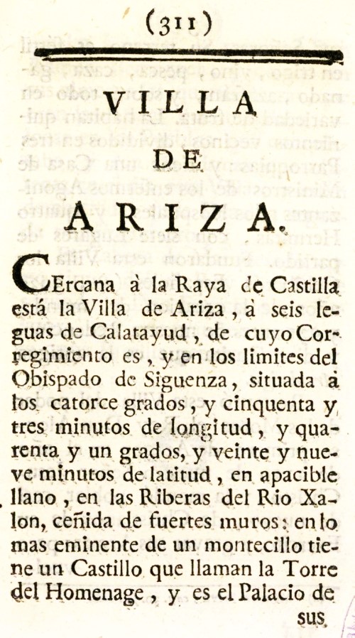 Atlante Español, tomo 2, Aragón. Página 311