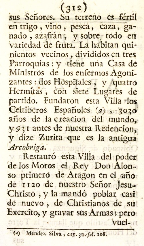 Atlante Español, tomo 2, Aragón. Página 312
