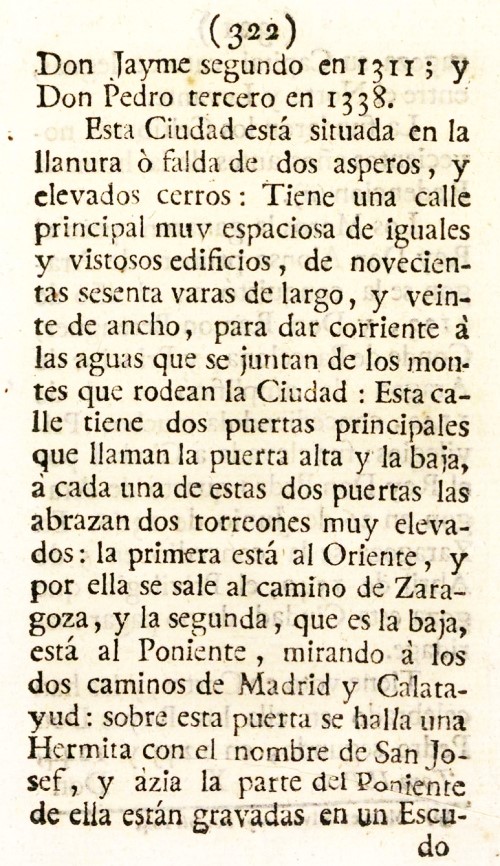 Atlante Español, tomo 2, Aragón. Página 322