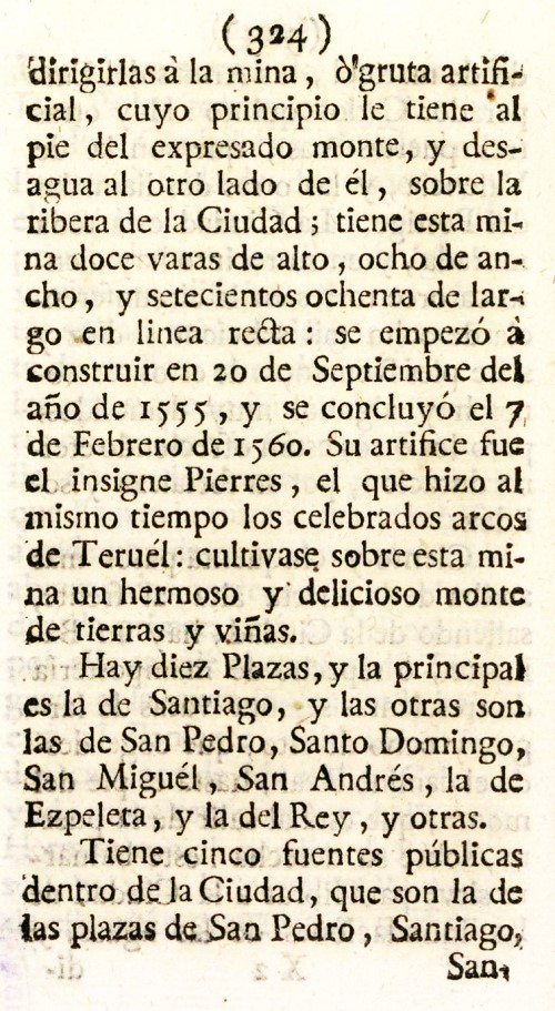 Atlante Español, tomo 2, Aragón. Página 324