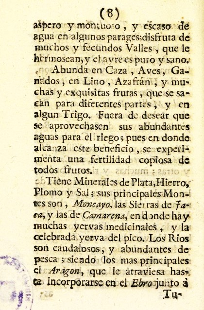 Atlante Español, tomo 2, Aragón. Página 8