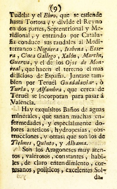 Atlante Español, tomo 2, Aragón. Página 9