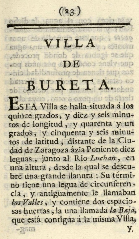 1779 Atlante Español, tomo 3, Aragón 23 1779. Atlante Español, tomo 3, Aragón. 23
