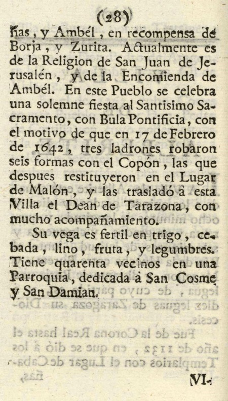 1779. Atlante Español, tomo 3, Aragón. 28