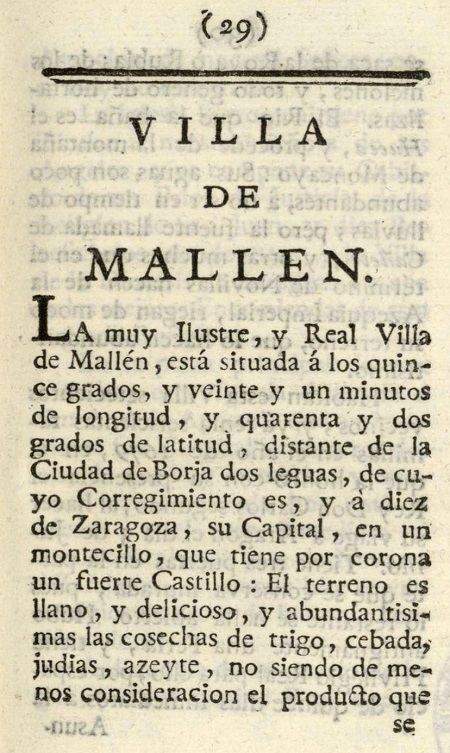 1779. Atlante Español, tomo 3, Aragón. 29