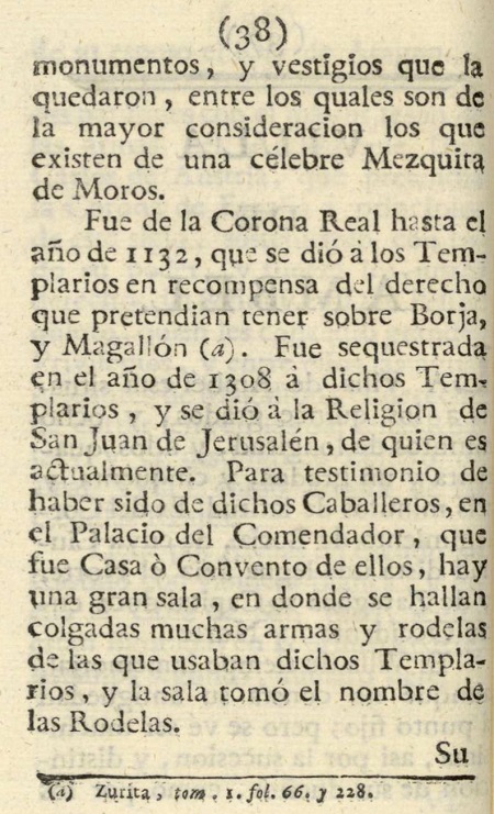 1779. Atlante Español, tomo 3, Aragón. 38