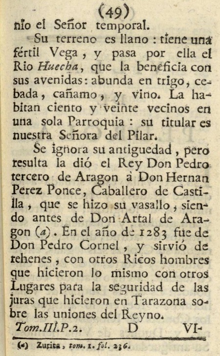 1779. Atlante Español, tomo 3, Aragón. 49