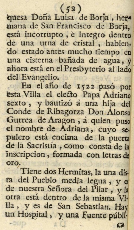 1779. Atlante Español, tomo 3, Aragón. 52