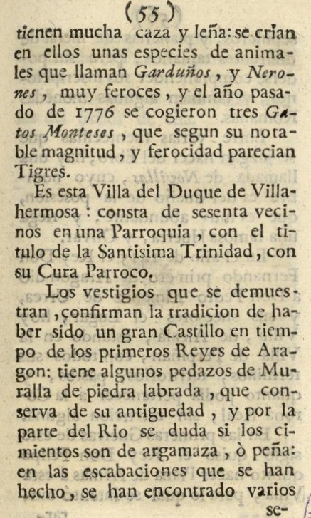 1779. Atlante Español, tomo 3, Aragón. 55