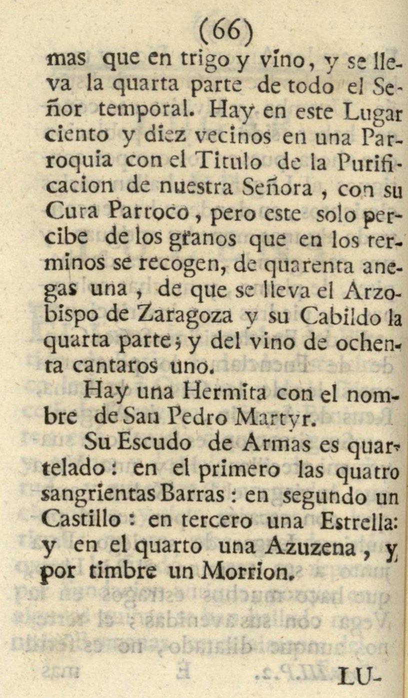 1779 Atlante Español, tomo 3, Aragón 66 1779. Atlante Español, tomo 3, Aragón. 66