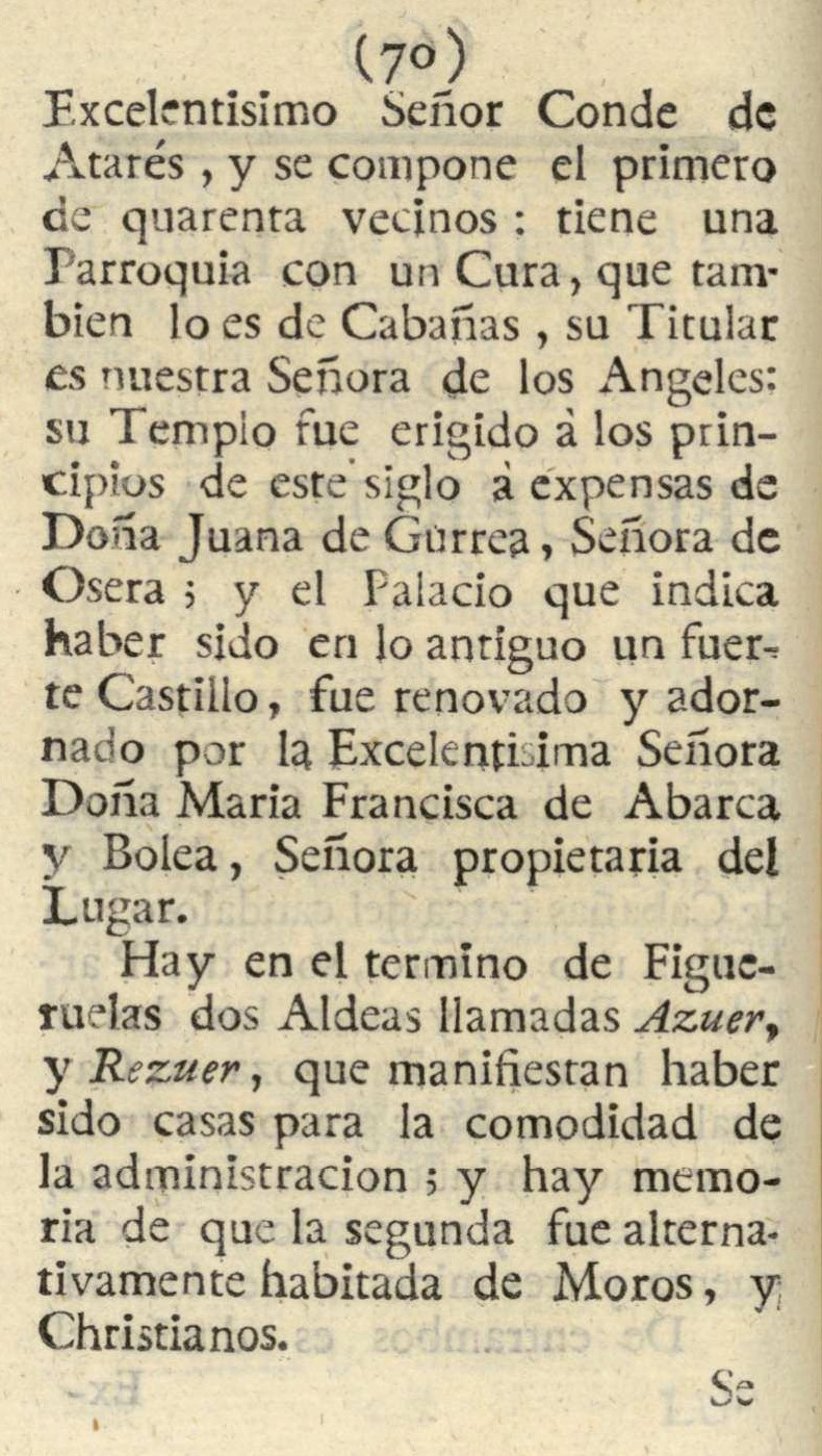 1779. Atlante Español, tomo 3, Aragón. 70