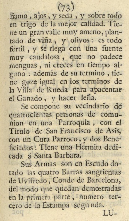1779. Atlante Español, tomo 3, Aragón. 73