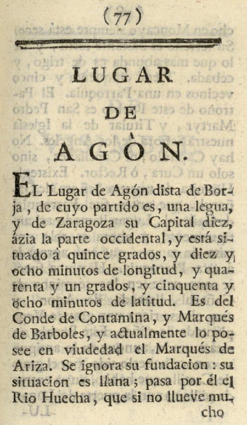 1779. Atlante Español, tomo 3, Aragón. 77