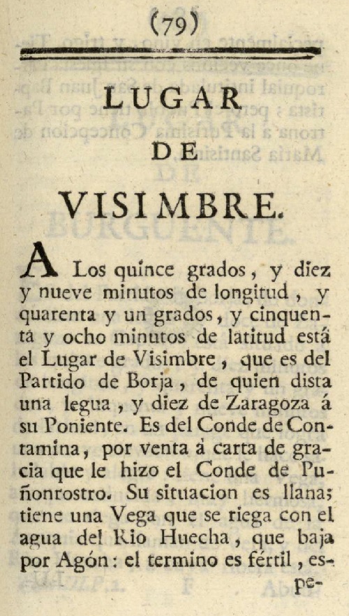 1779. Atlante Español, tomo 3, Aragón. 79