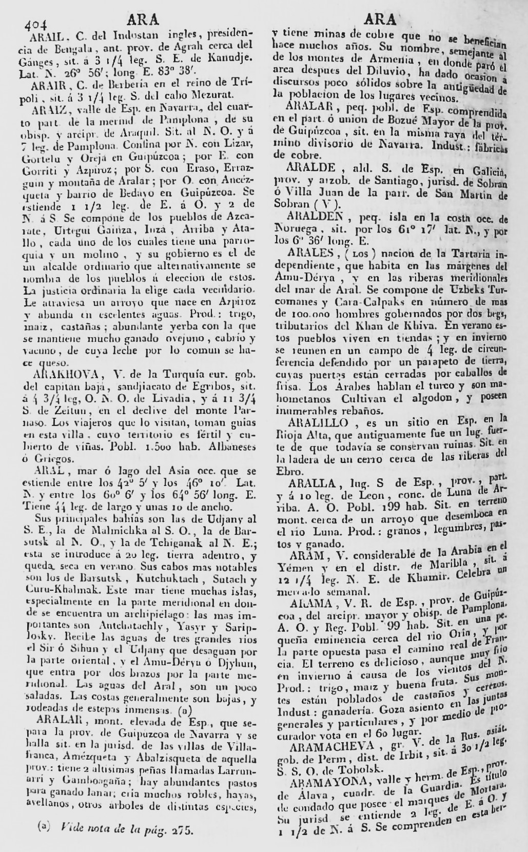 página 404 ARA abecedario. Tomo 1
