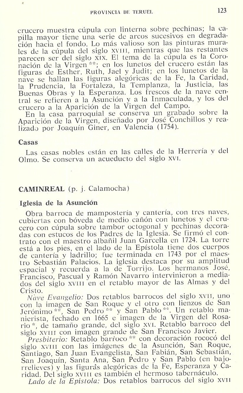 Página 123. Inventario Artístico de Teruel y su Provincia 1974