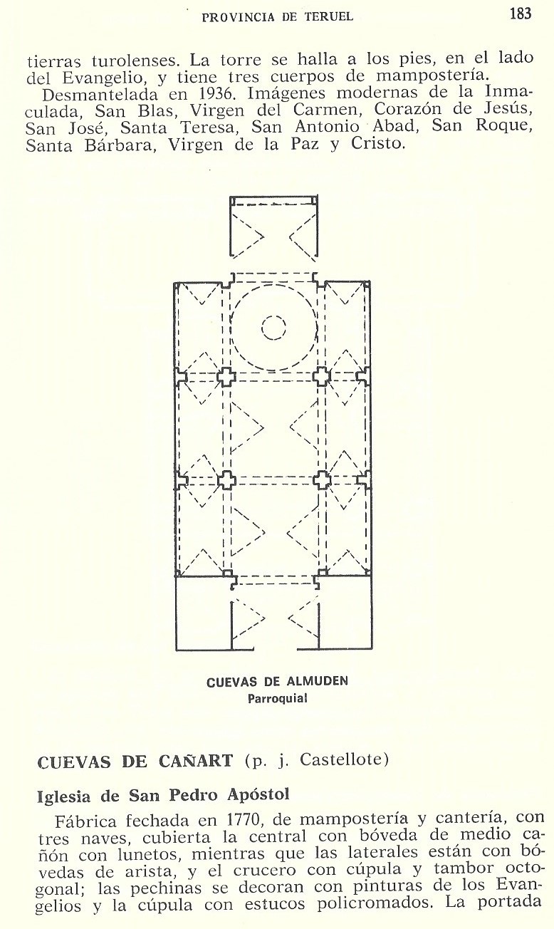 Cuevas de Almuden. Parroquial