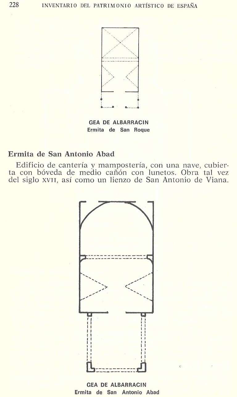 Gea de Albarracín. Ermita de San Roque