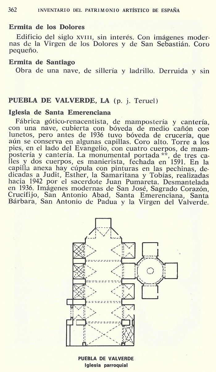 La Puebla de Hijar, Ermita de la Dolores, Ermita de Santiago
