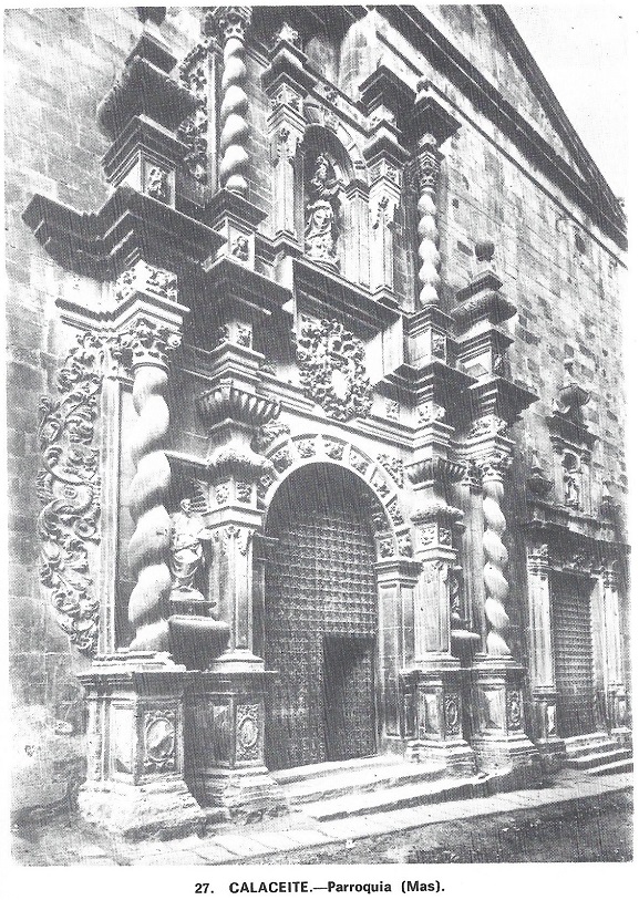 Calaceite. Parroquia (Mas). Lámina 27