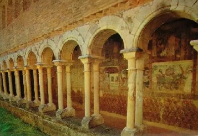 Alquezar, claustro de la colegiata 8