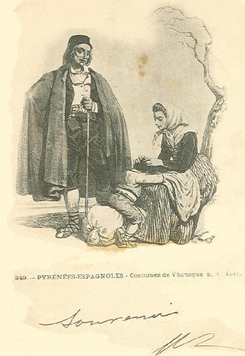 Trajes de Benasque, municipio de la provincia de Huesca, en el pirineo aragonés