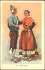 Vestidos de pareja de Zaragoza 1950