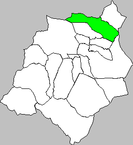 Mapa Mallen drento de la redolada Campo de Borja