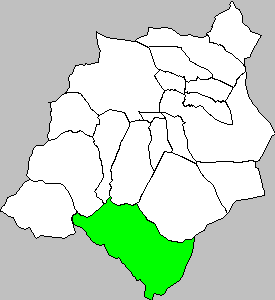Mapa Tabuenca drento d'a redolada Campo de Borja