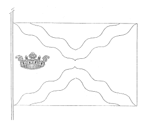 Bandera monecipal de Undués de Lerda
