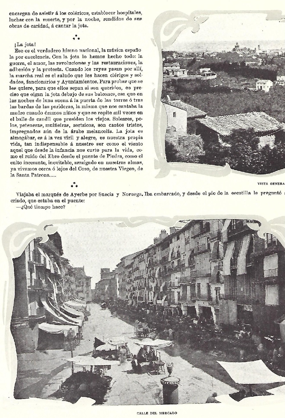 14 de octubre 1901. Fiestas del Pilar. Blanco y Negro. Página 12