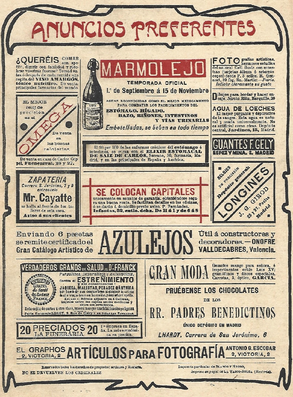 14 de octubre 1901. Fiestas del Pilar. Blanco y Negro. Página 24