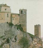 Vista de la torre campanario