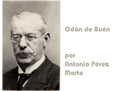 Odon de Buen, por Perez Morte