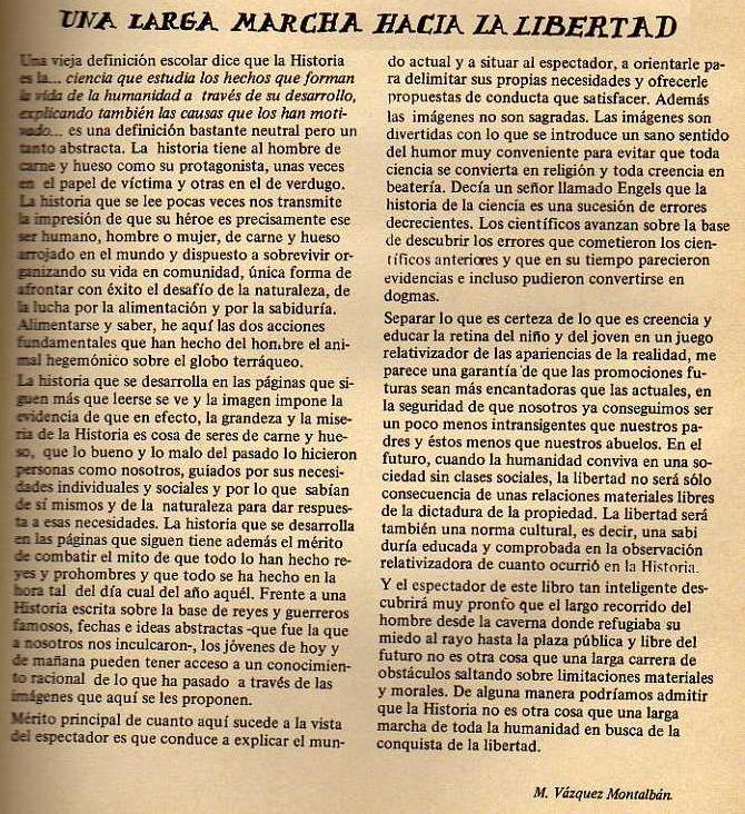 Libro de Historia. Editorial de boca a boca. inventos de los años 70. 3