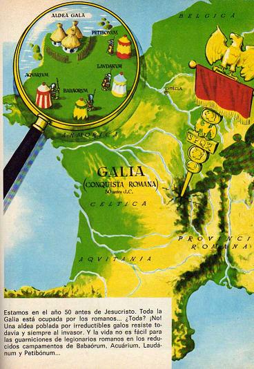 La famosa aldea gala de Asterix
