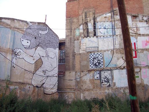 Zaragoza ilustrada cuando la ciudad entera se convierte en un museo de bellas artes vivo y al aire libre