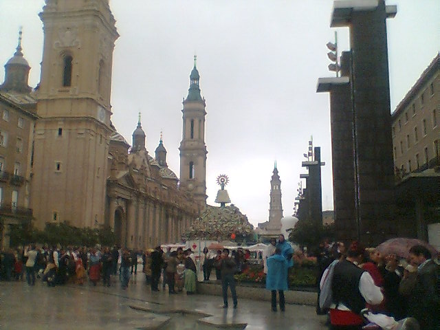 Las fiestas del Pilar. Zaragoza 12 de octubre de  2008.