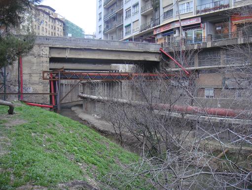 Obras del tranvía en Zaragoza el 31 de enero de 2010. 34